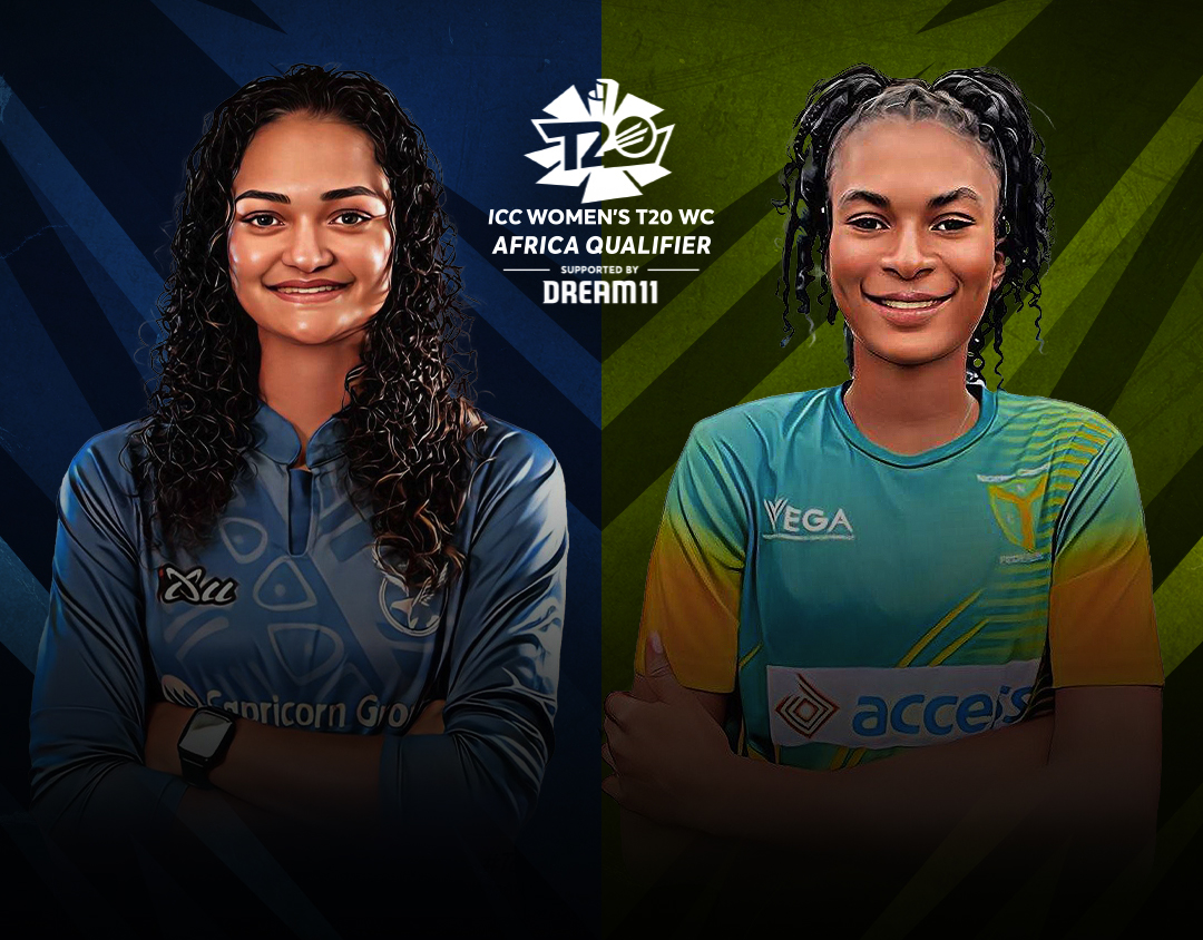 Match 3 of icc women's t20 world cup africa qualifier, 2023: namibia women vs nigeria women banner