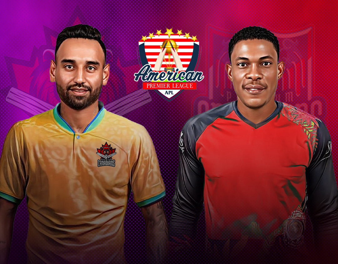 Match 12 of american premier league, 2023: premium canadians vs premium americans banner