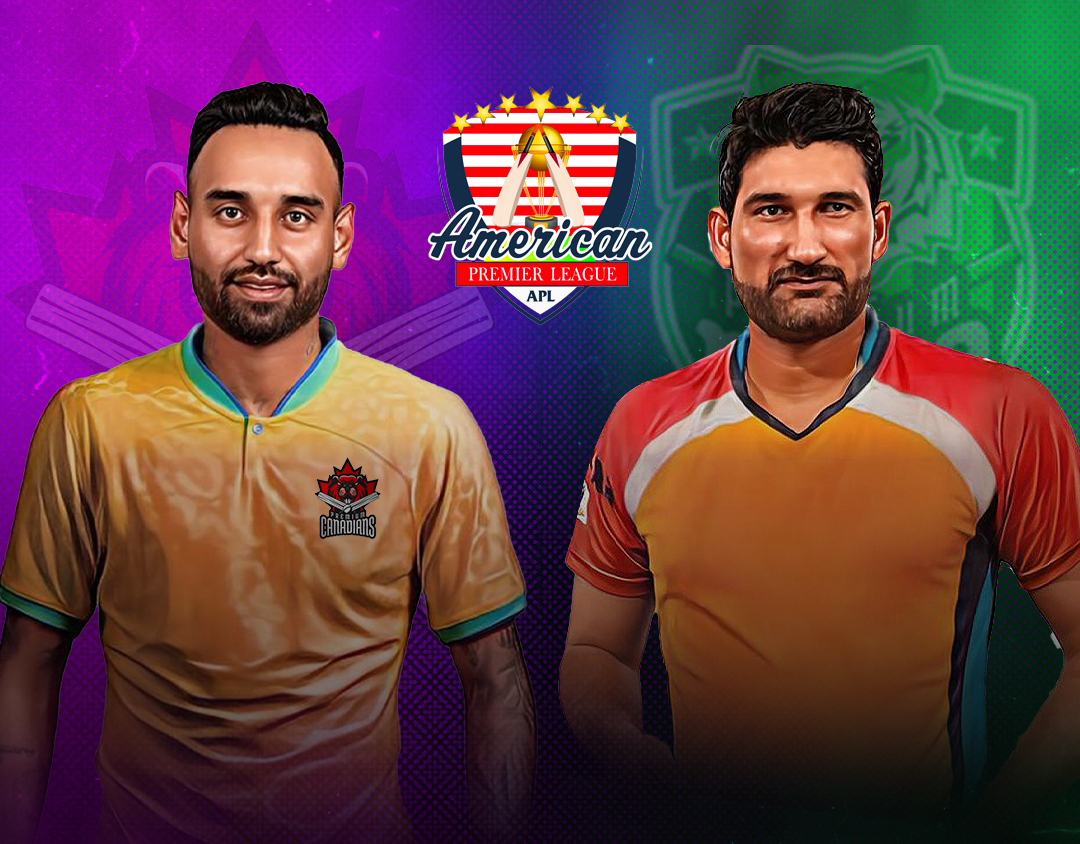 Match 20 of american premier league, 2023: premium canadians vs premium paks banner