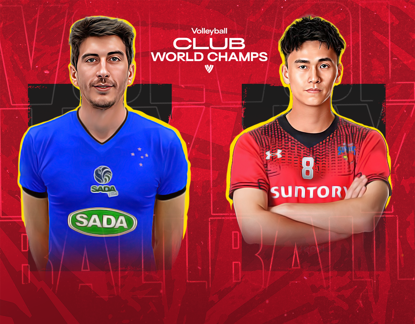 Match #3 of volleyball club world champs 2023 banner