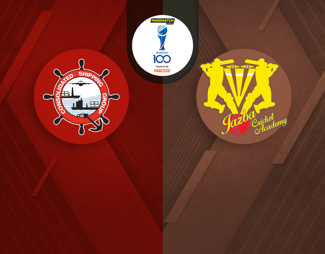 Match 10 of sharjah 100: css group vs jazba cricket academy banner