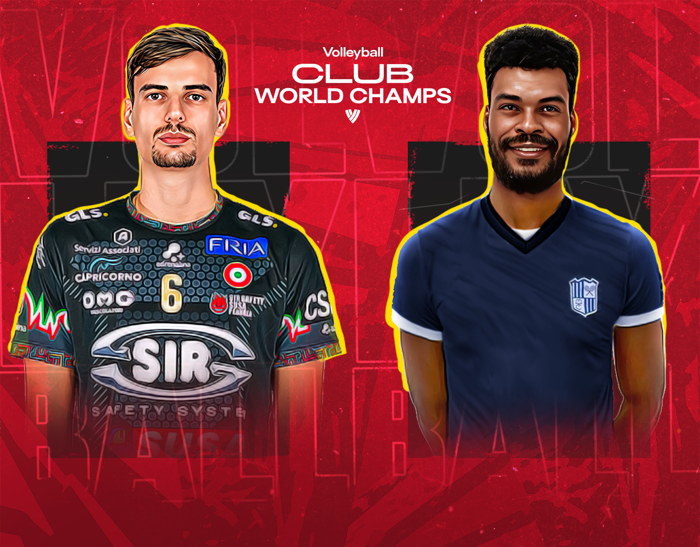 Match #4 of volleyball club world champs 2023 banner