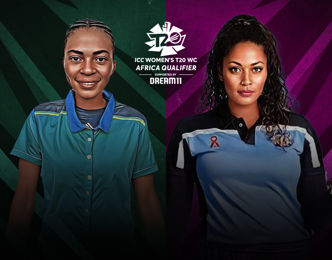 Match 2 of icc women's t20 world cup africa qualifier, 2023: tanzania women vs botswana women banner