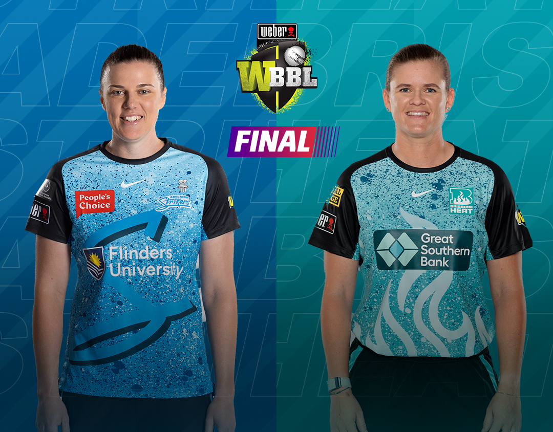 Final of weber wbbl 2023: adelaide strikers women vs brisbane heat women banner