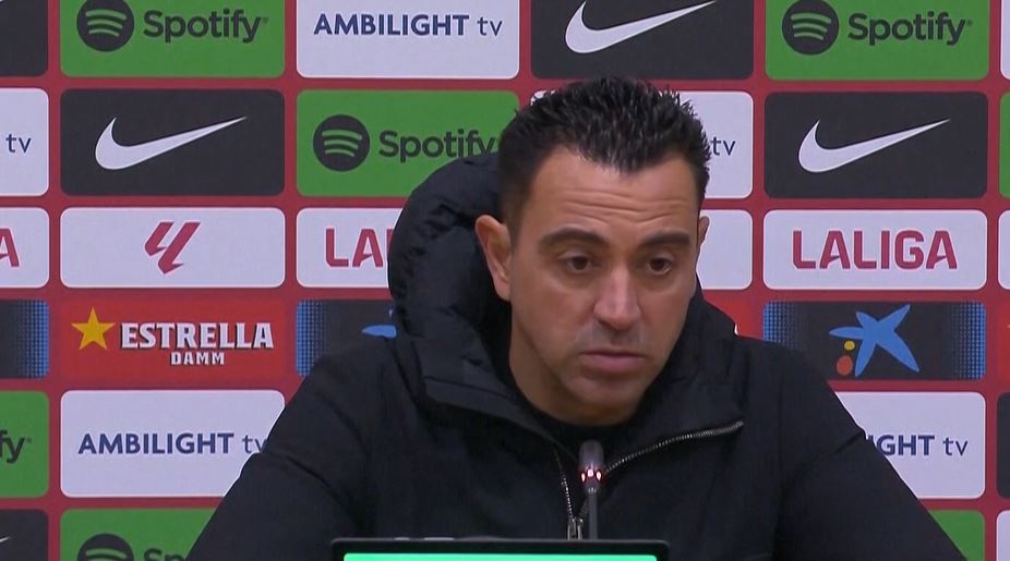 Xavi reacts on Barcelona's first ever Liga defeat
