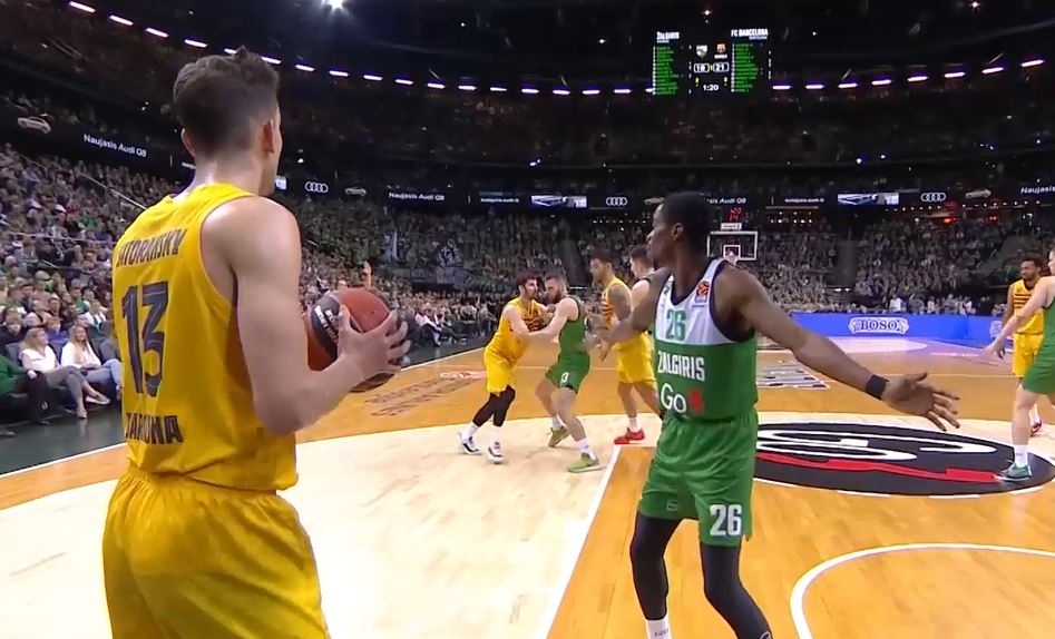Barcelona battle hard to pip Zalgiris Kaunas 85-80