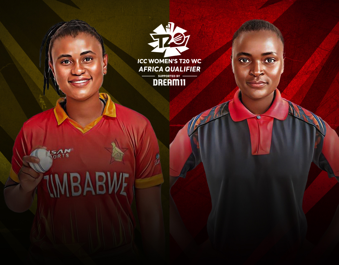 Match 1 of icc women's t20 world cup africa qualifier, 2023: zimbabwe women vs kenya women banner