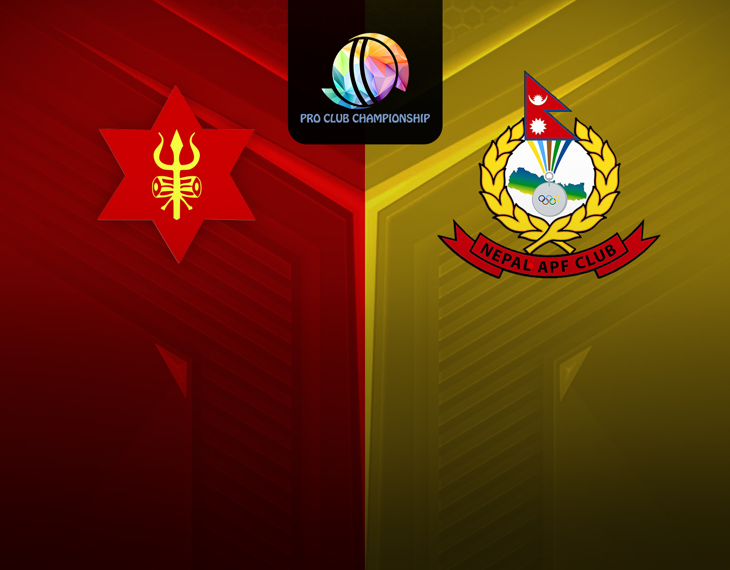 Match 13 of nepal pro club championship: nepal army vs armed police force club banner
