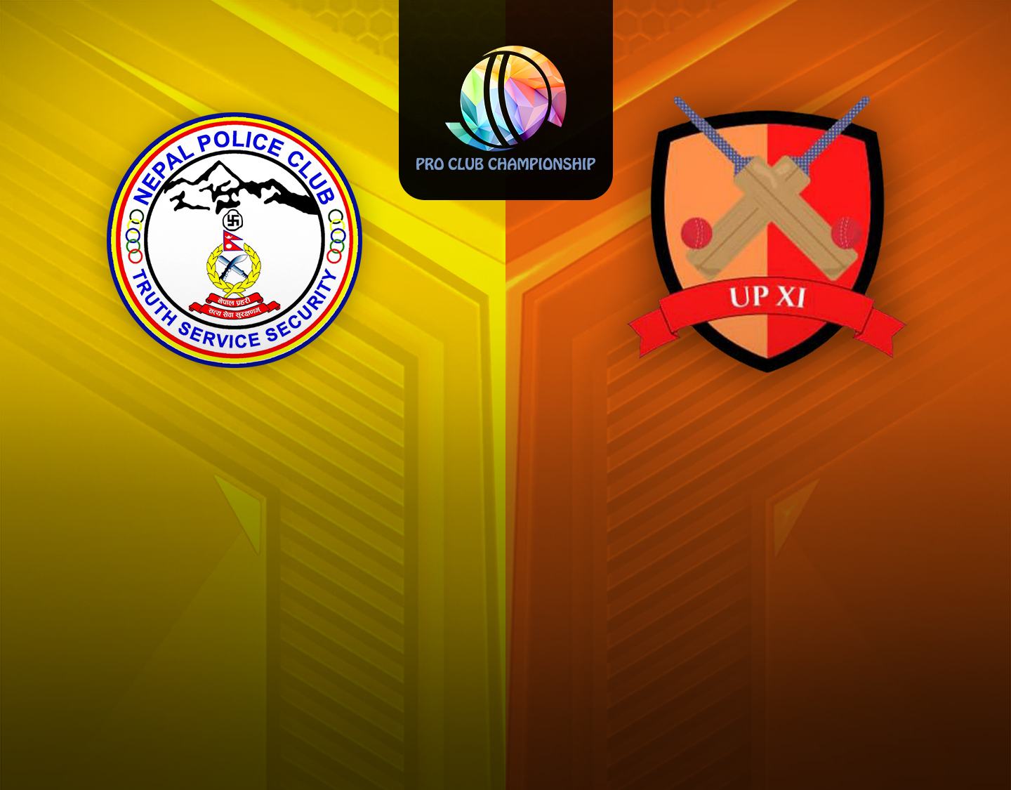 Match 5 of nepal pro club championship: nepal police club vs up xi banner