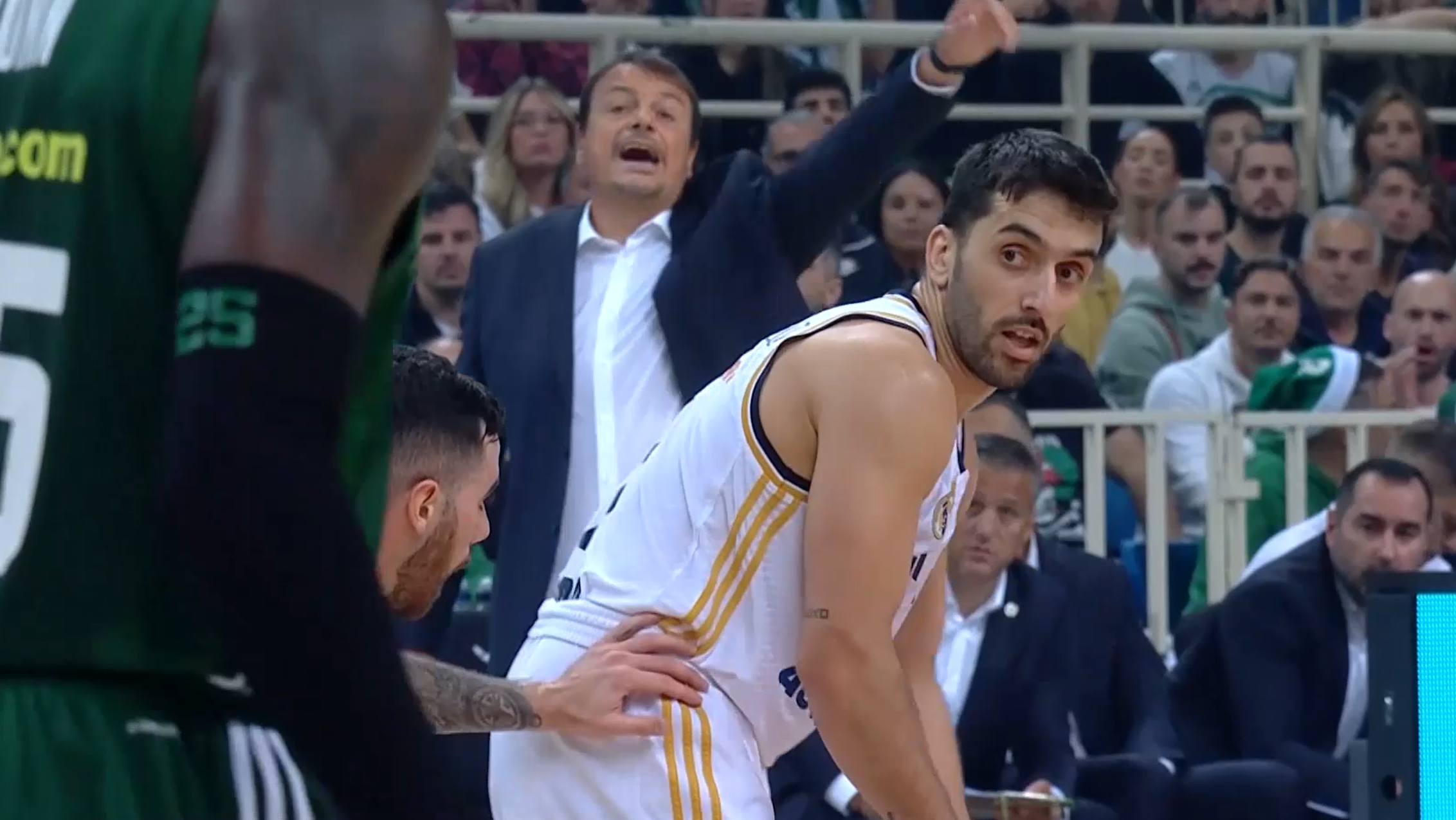 Spirited Real Madrid upset Panathinaikos by 12 points