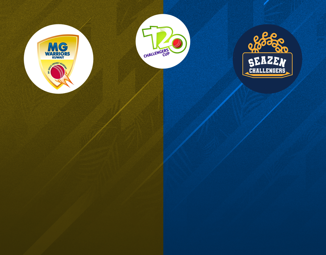 Match 10 of kcc t20 challengers cup, 2024: mg warriors vs seazen challengers banner