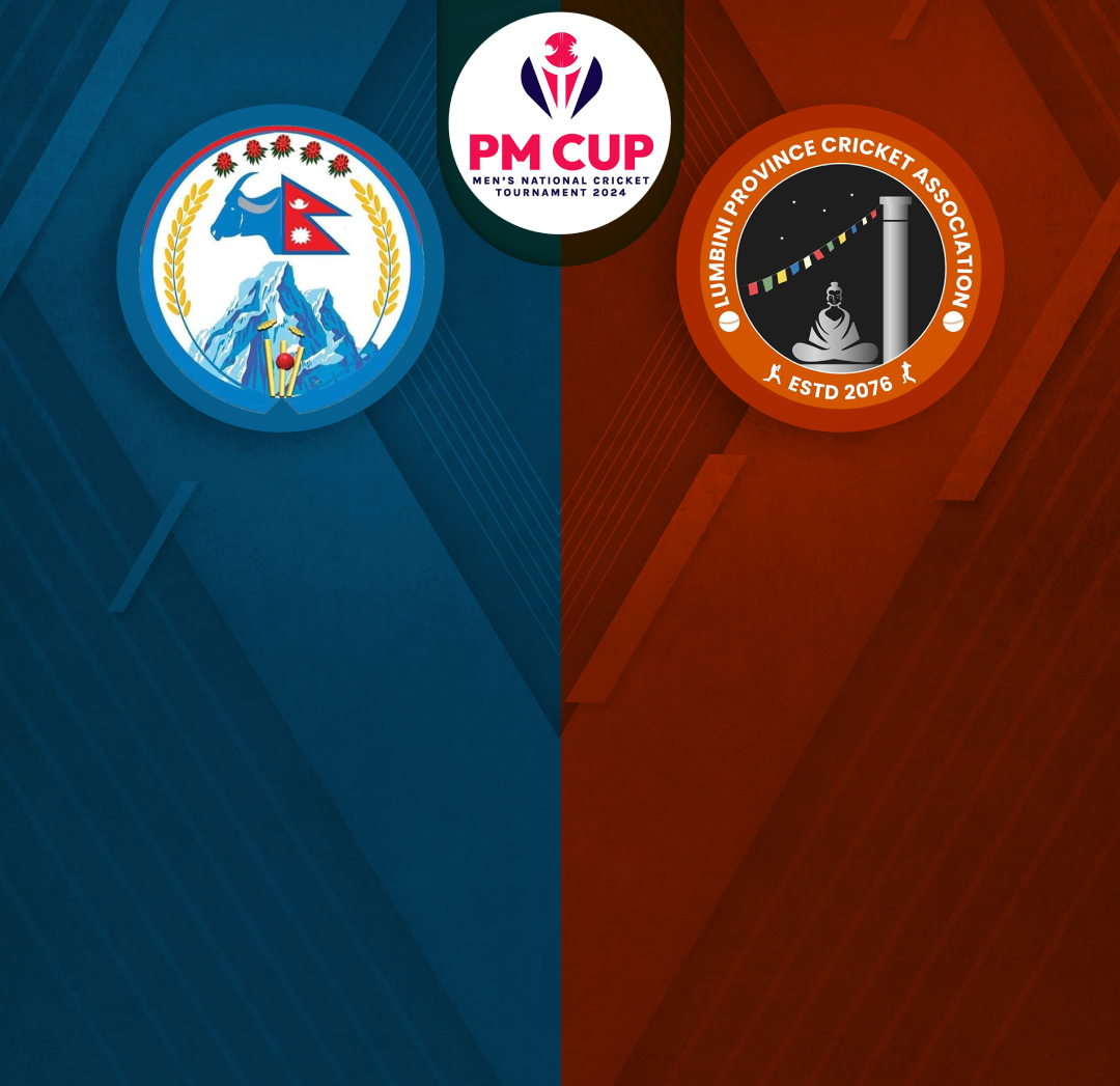 Match 39 of pm cup men's national cricket tournament 2024: koshi province vs lumbini province banner