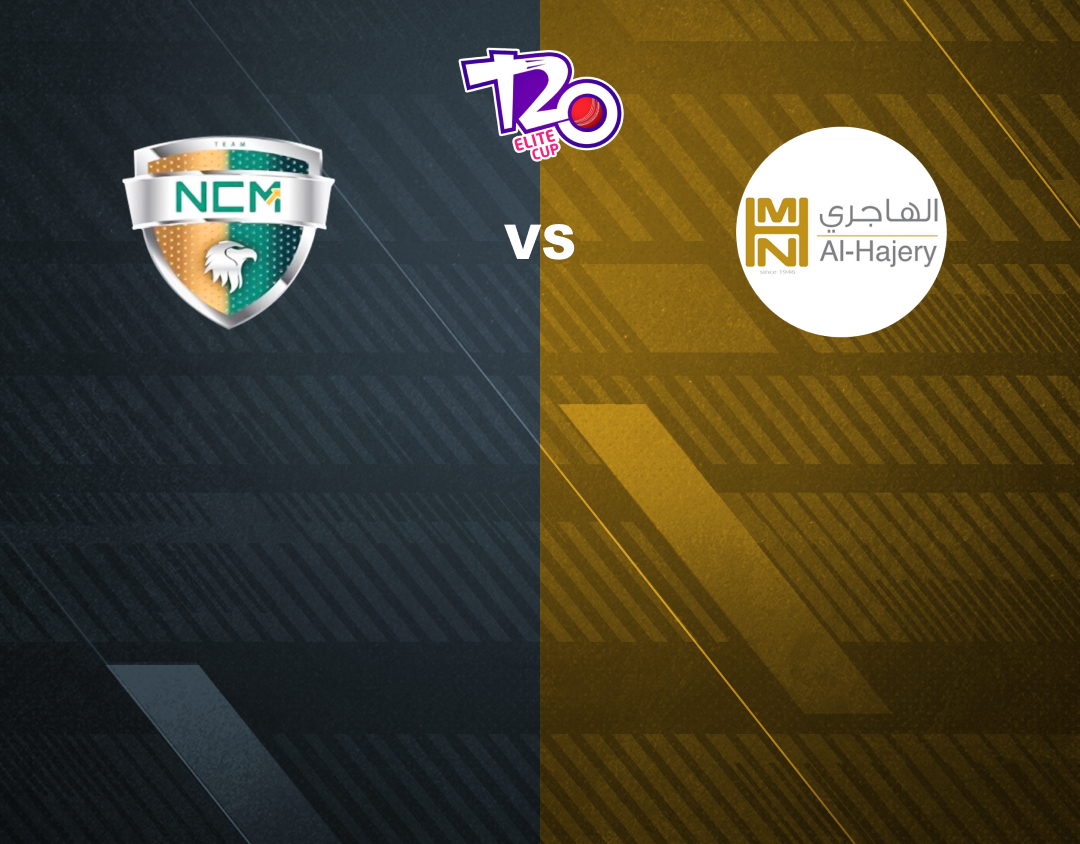 Match 18 of kuwait t20 elite cup 2nd edition, 2024: ncm investment vs al hajery team xi banner
