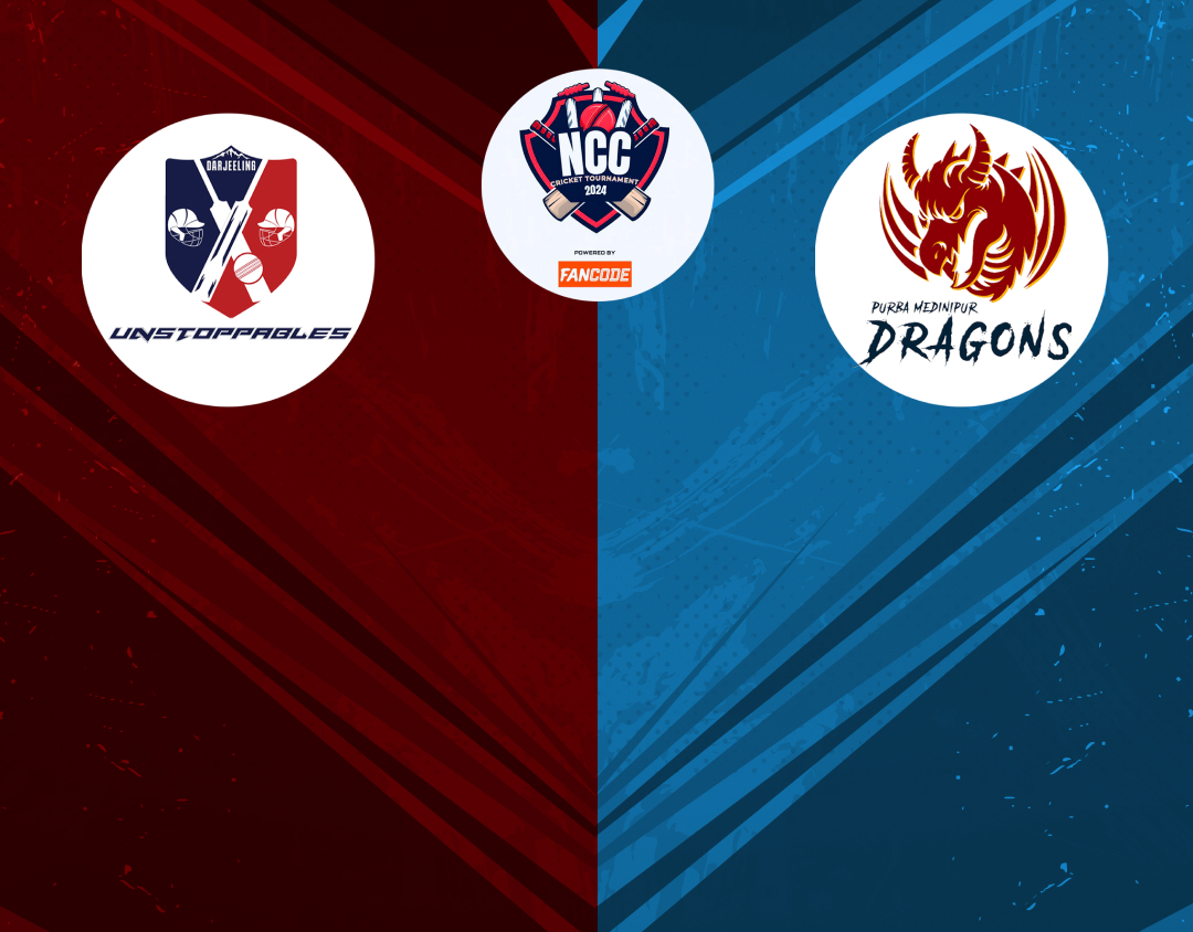 Match 3 of ncc kolkata t20 tournament, 2024: darjeeling unstoppables vs purba medinipur dragons banner