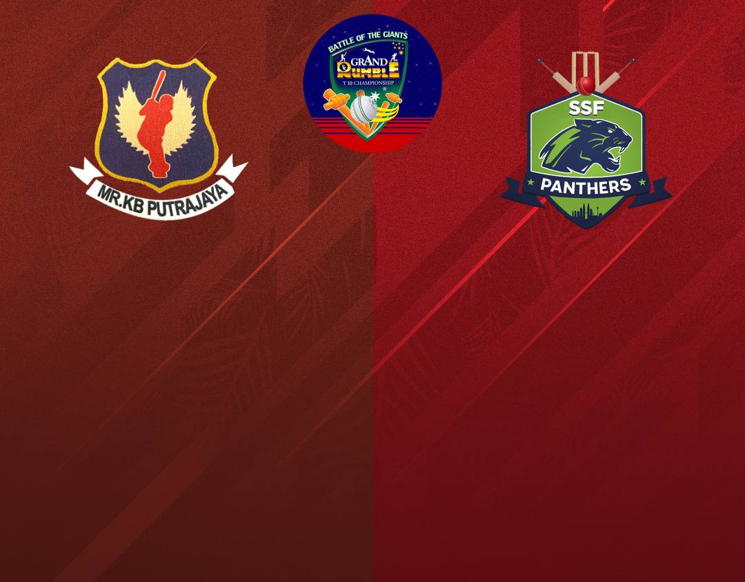 Final of grand rumble t10 championship: mr kb putrajaya cc vs ssf panthers banner