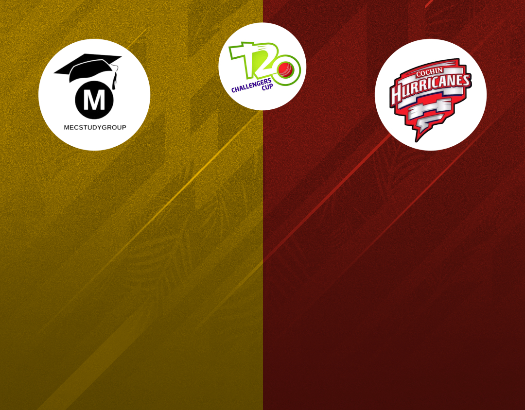 Match 7 of kcc t20 challengers cup, 2024: mec study group vs cochin hurricanes banner