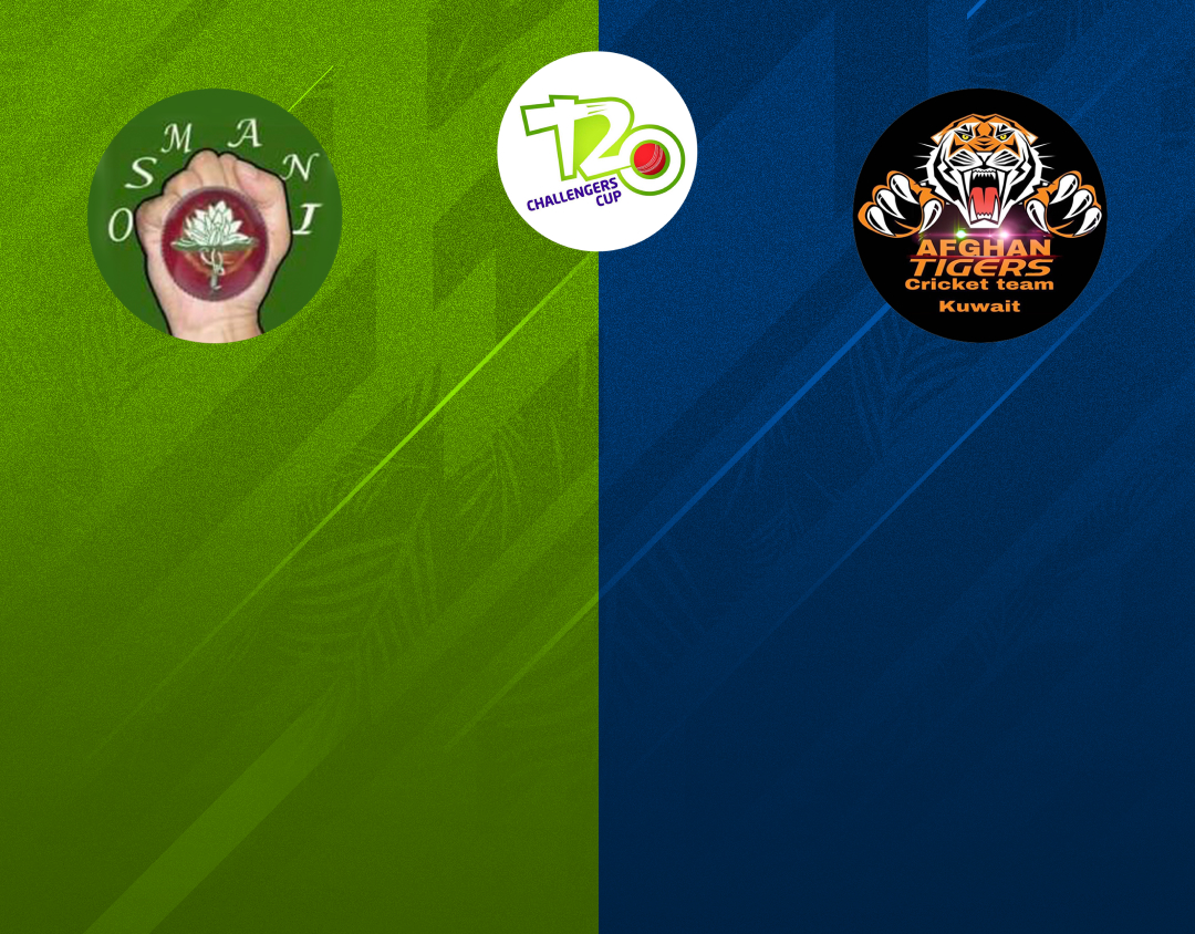 Match 8 of kcc t20 challengers cup, 2024: osmani cc vs afghan tigers banner