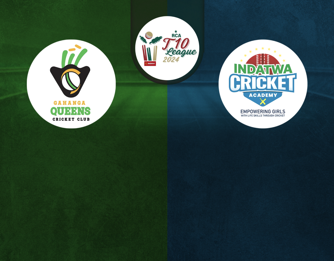 1st semi-final of rca women's t10 league: indatwa hampshire cc women vs gahanga queens cc women banner