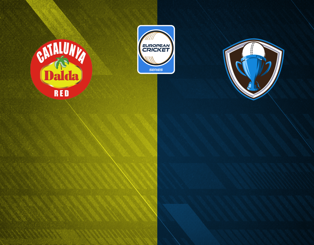 Match 23 of ecs spain, 2024: catalunya red vs pak barcelona banner