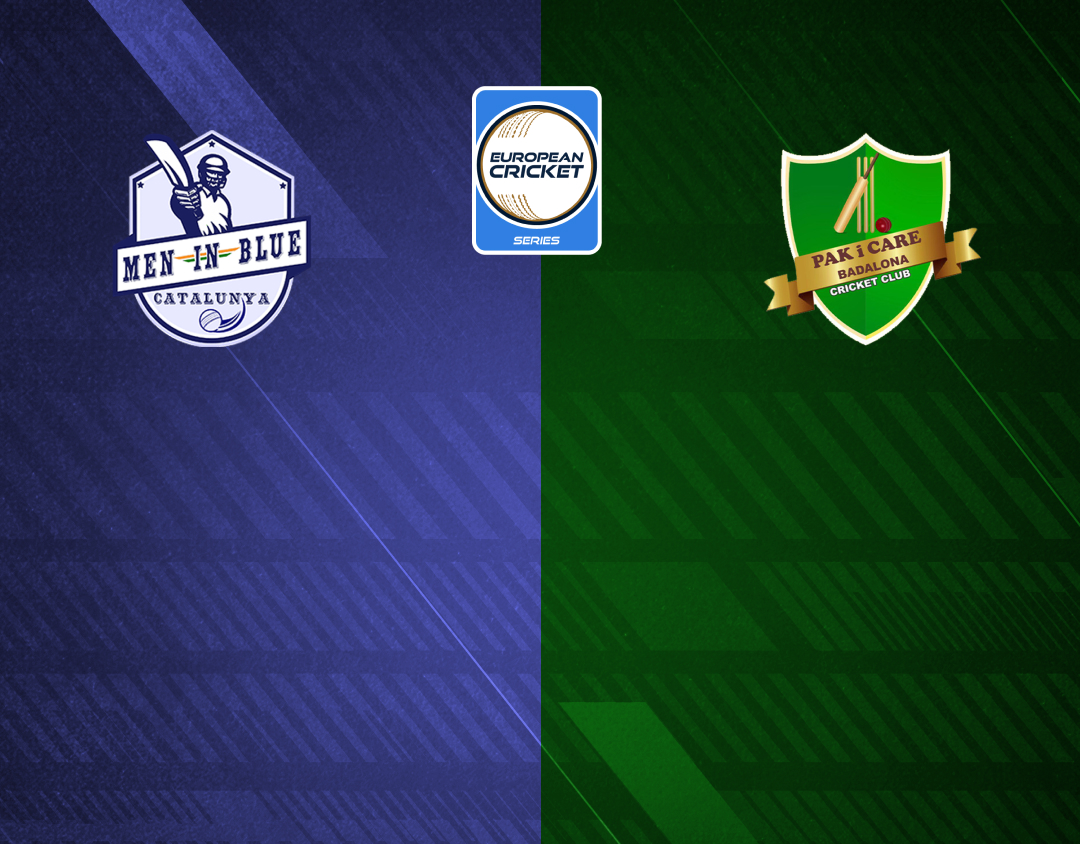Match #69 of ecs spain, 2024: men in blue vs pak i care badalona banner