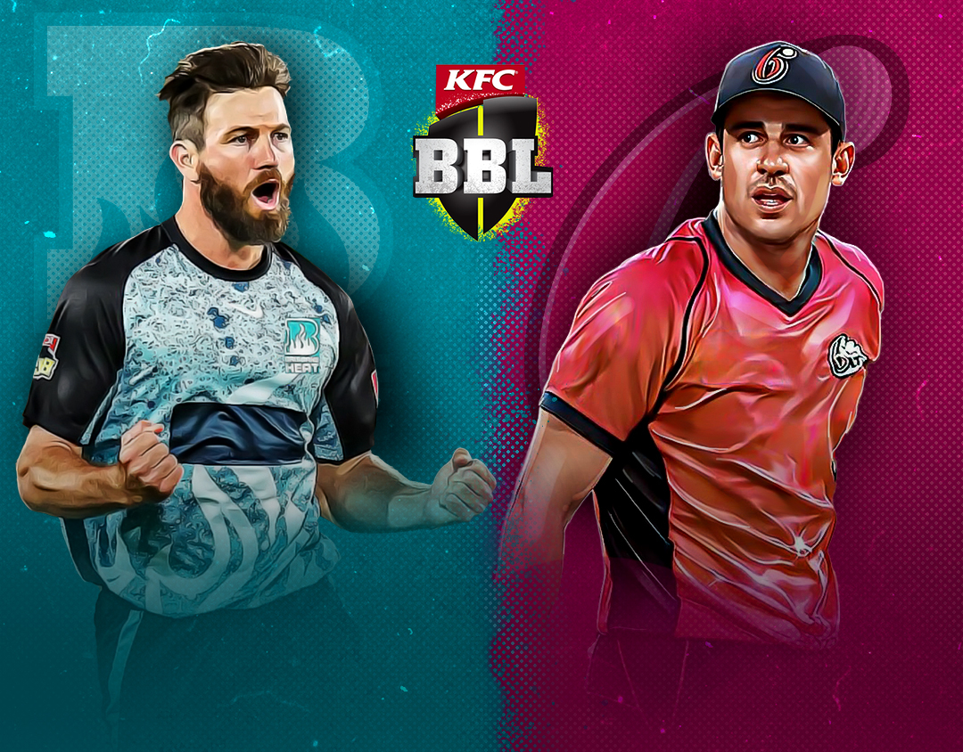Qualifier of big bash league, 2023-24: brisbane heat vs sydney sixers banner