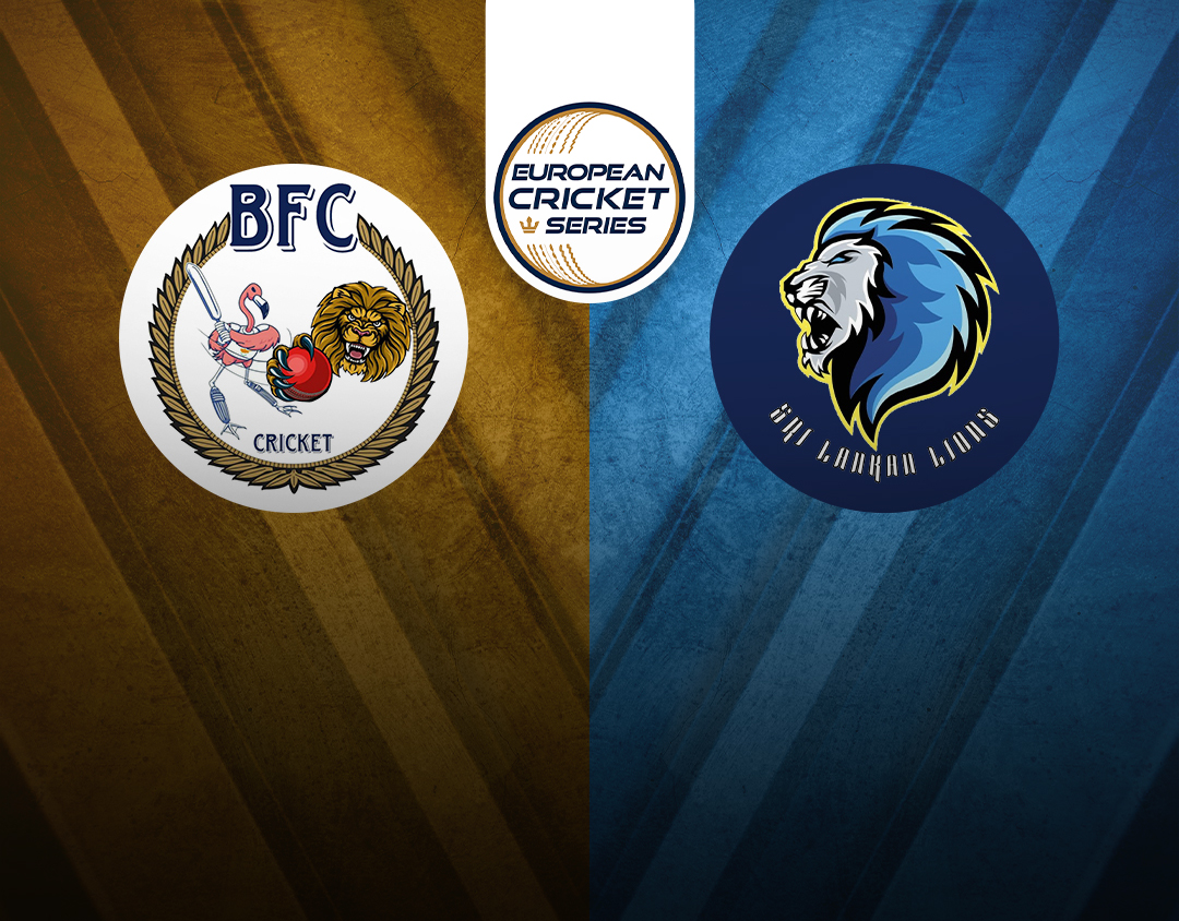Match 7 of ecs cyprus, 2024: bf cyprus vs sri lankan lions banner