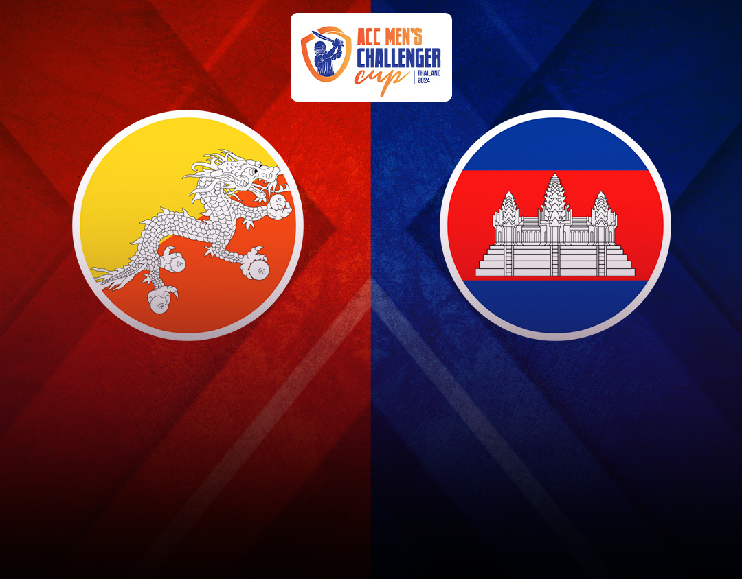 Match 13 of acc men's t20i challenger cup, 2024: bhutan vs cambodia banner