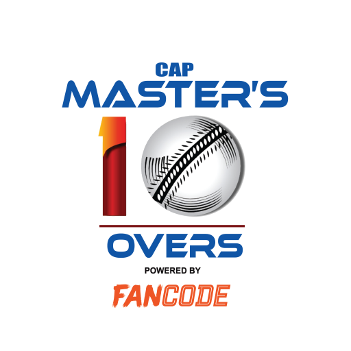 Pondicherry masters 10 over cricket tournament logo