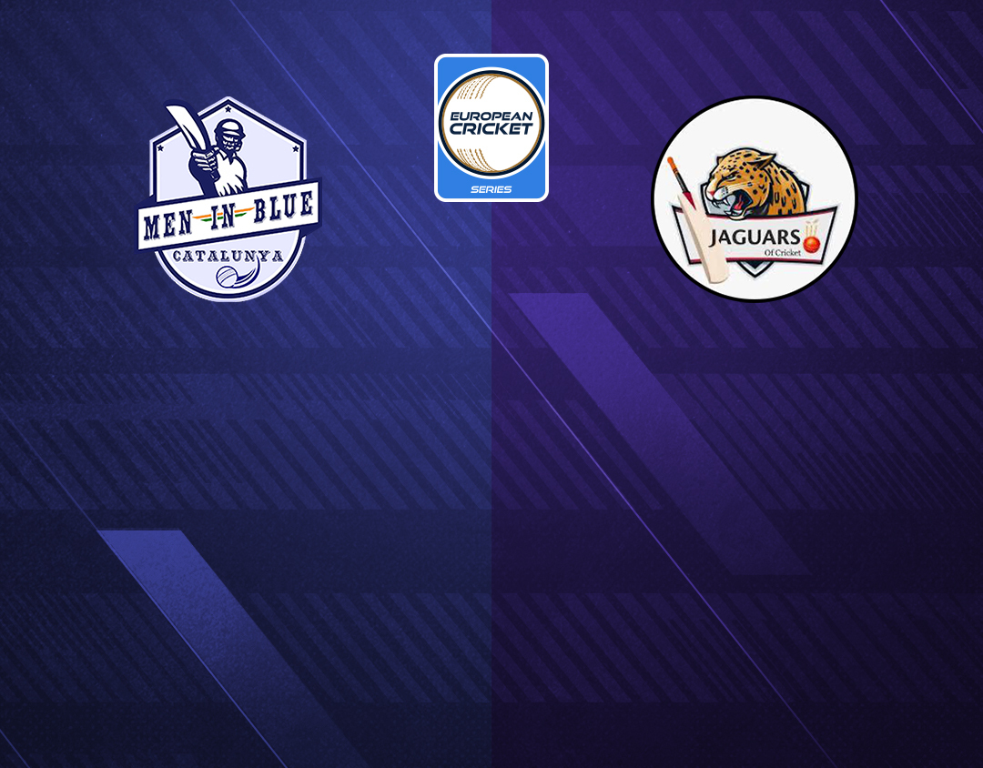 Match 5 of ecs spain, 2024: men in blue vs catalunya jaguar banner