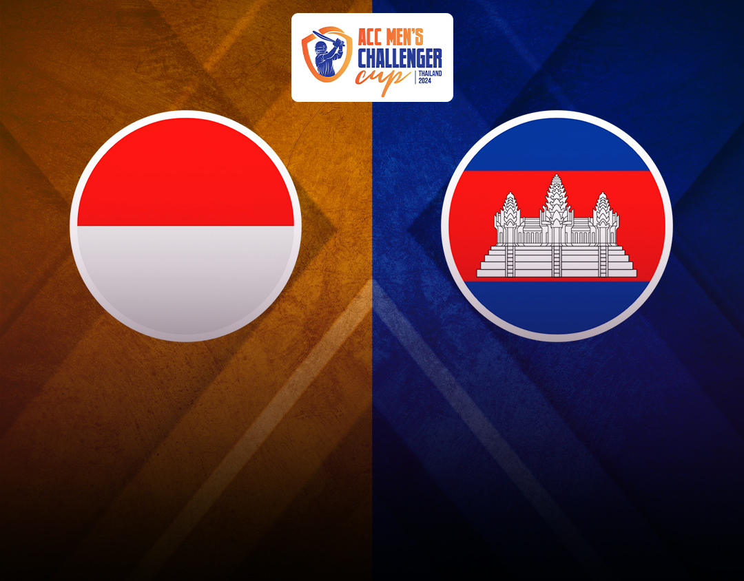 Match 9 of acc men's t20i challenger cup, 2024: indonesia vs cambodia banner