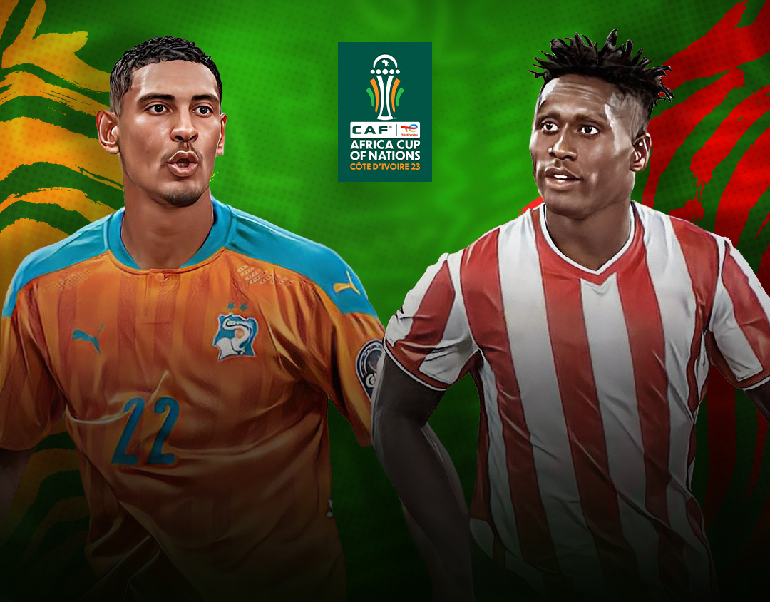 Match #1 of africa cup of nations banner