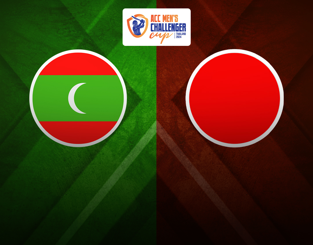 Match 11 of acc men's t20i challenger cup, 2024: maldives vs japan banner