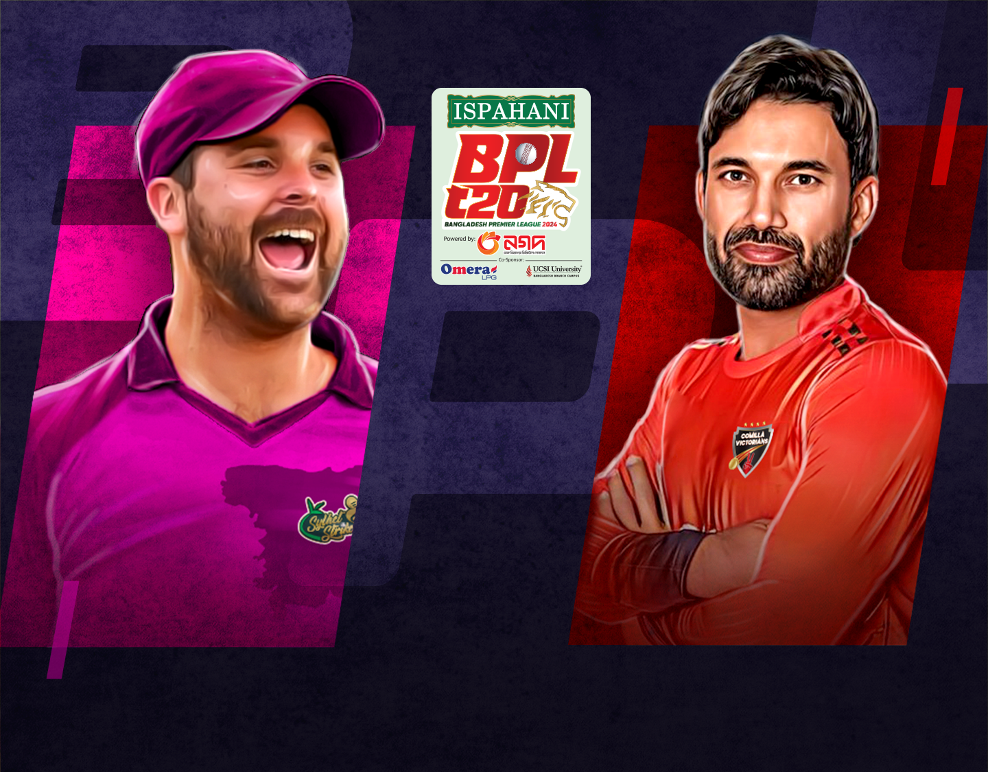 Match 10 of bangladesh premier league, 2024: sylhet strikers vs comilla victorians banner