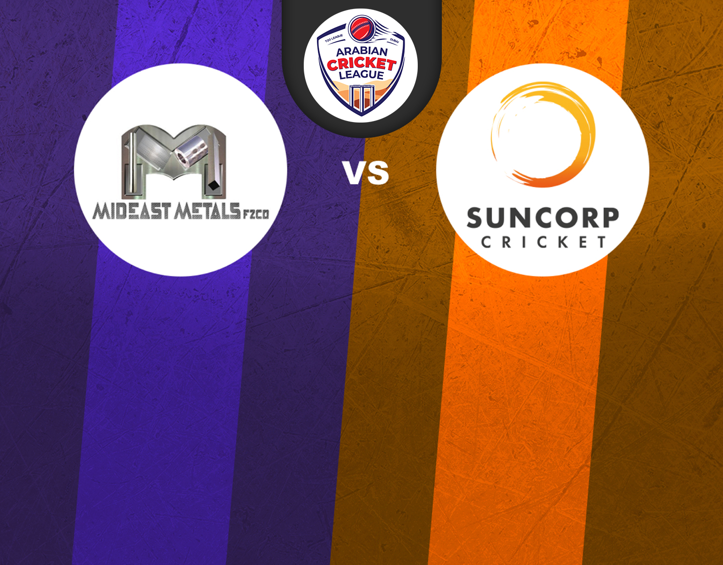 Match 27 of icca arabian cricket league round 2: mid-east metals vs suncorp banner