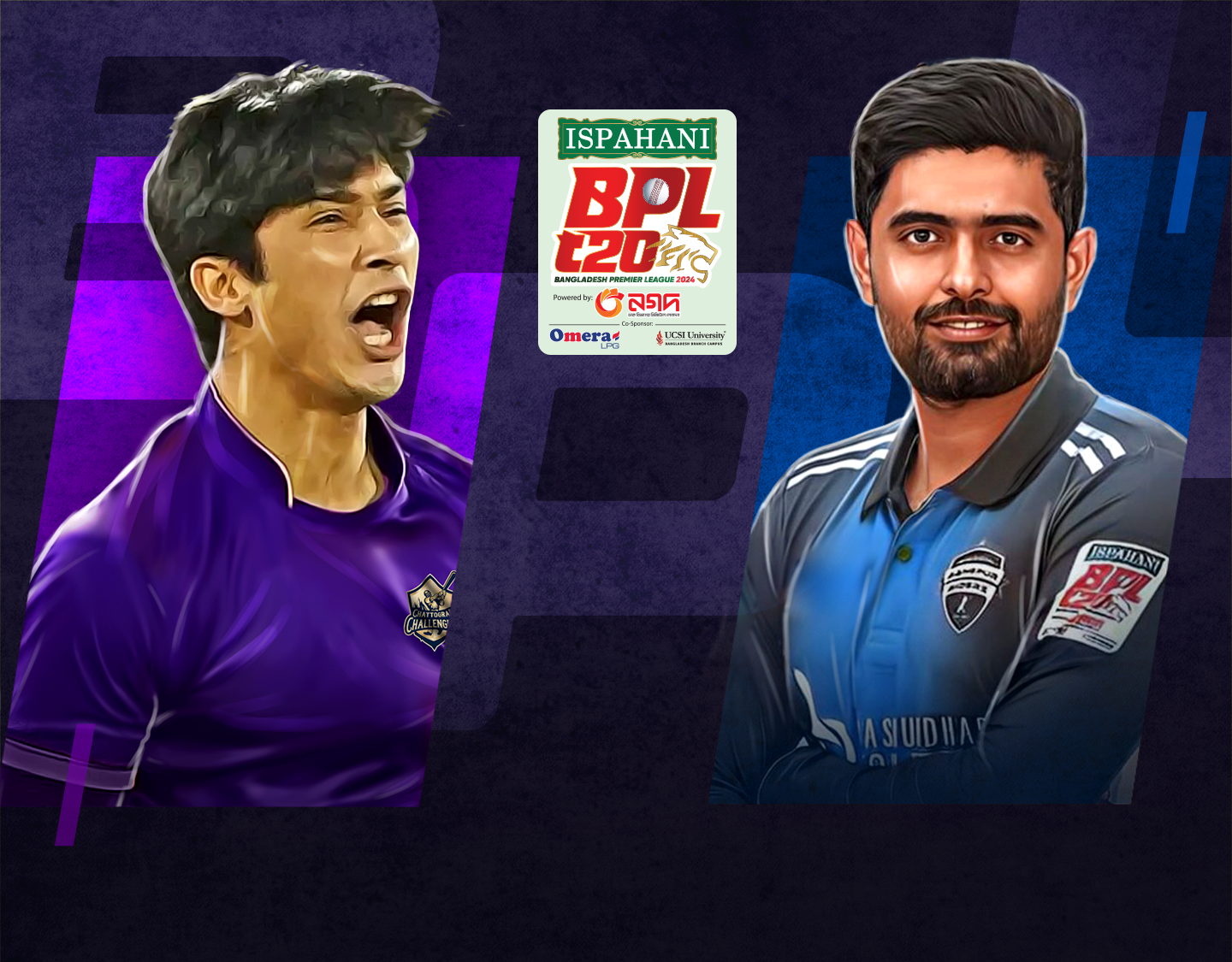 Match 27 of bangladesh premier league, 2024: chattogram challengers vs rangpur riders banner