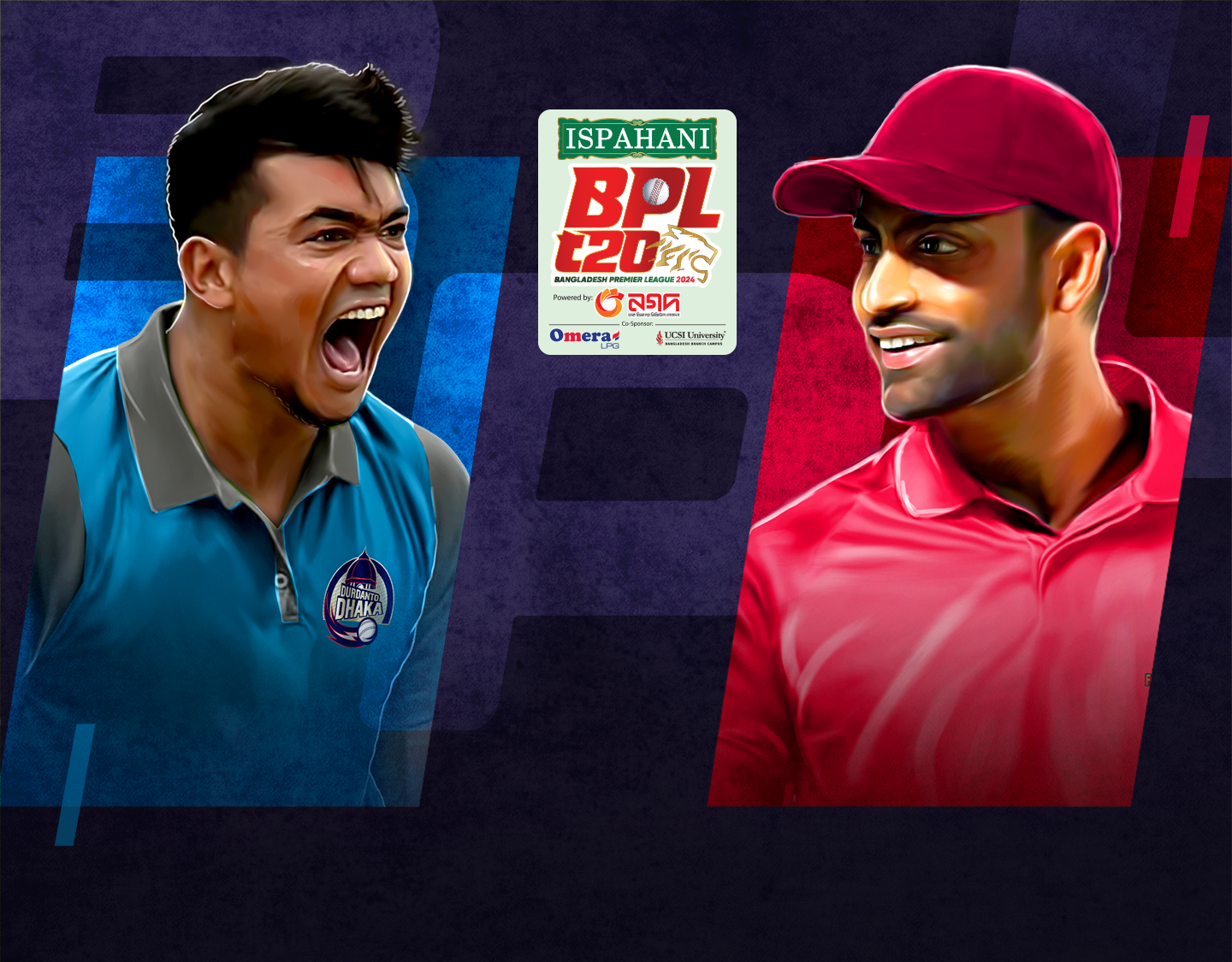 Match 28 of bangladesh premier league, 2024: durdanto dhaka vs fortune barishal banner