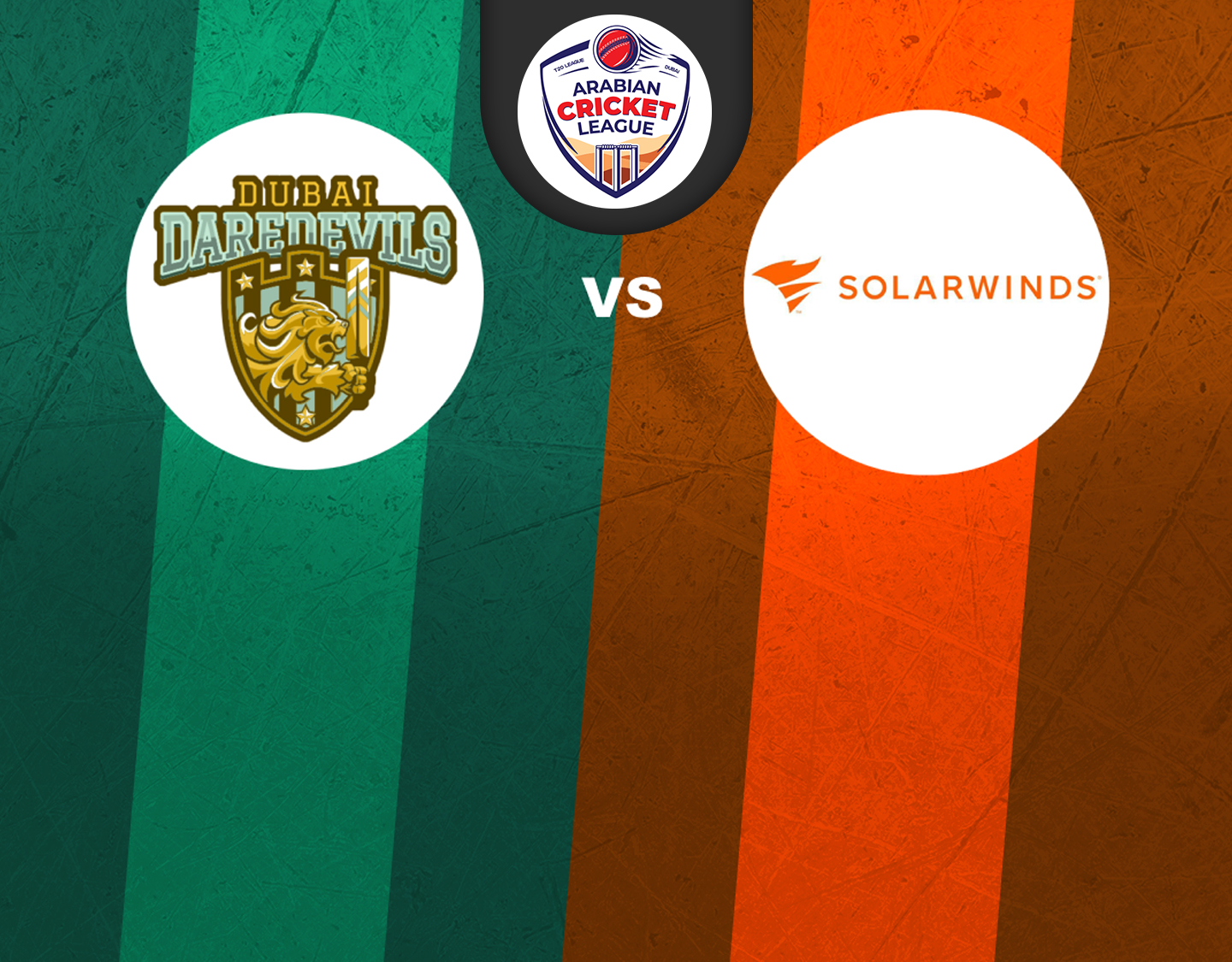 Match 49 of icca arabian cricket league round 2: dubai dare devils vs spades real estate banner