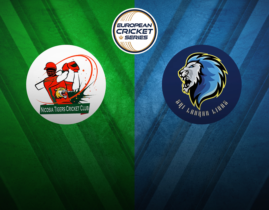 Match 18 of ecs cyprus, 2024: nicosia tigers vs sri lankan lions banner