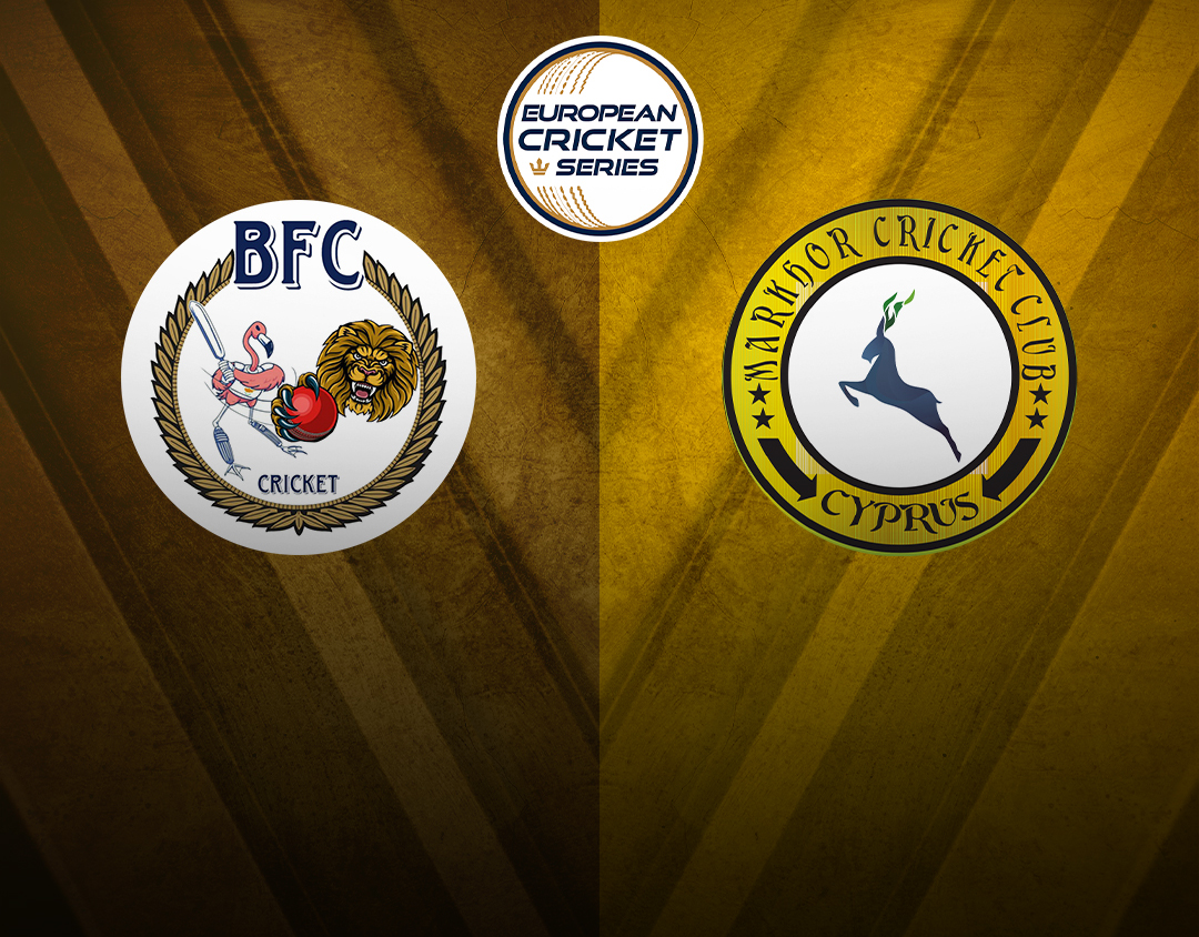 Match 19 of ecs cyprus, 2024: bf cyprus vs markhor banner