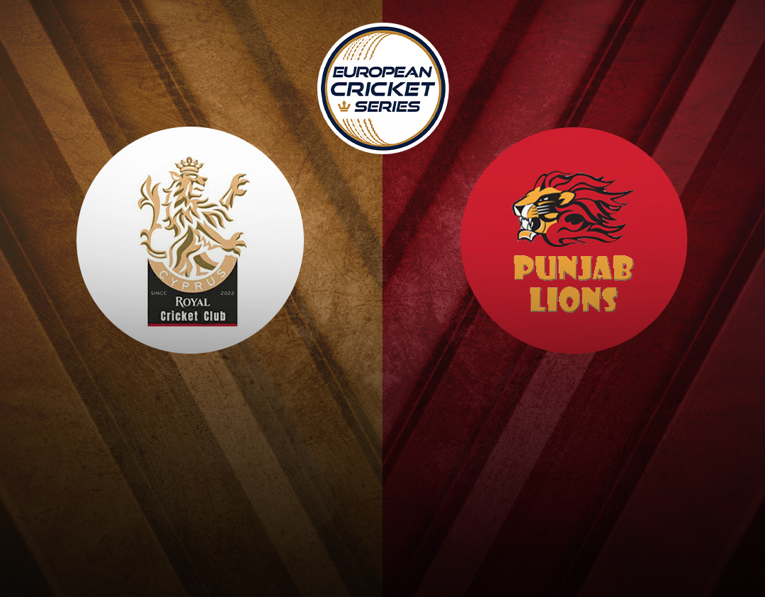 Match 26 of ecs cyprus, 2024: royal cc vs msn punjab lions banner