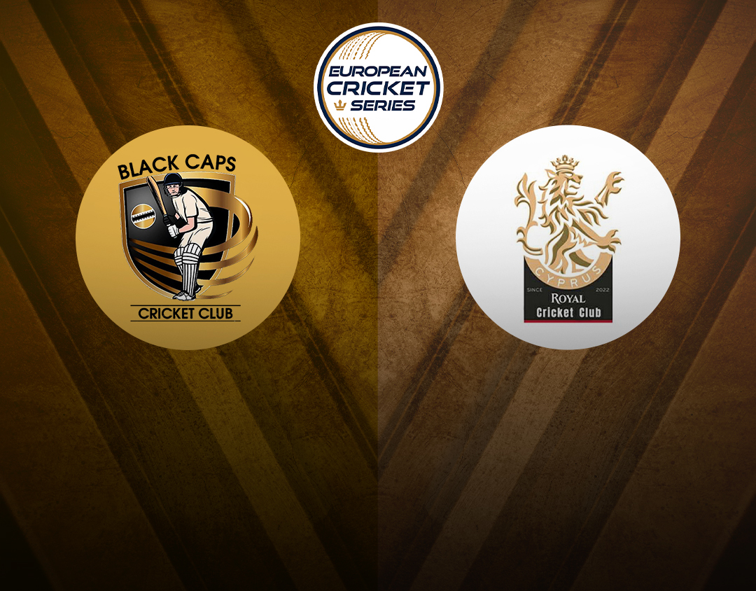 Match 30 of ecs cyprus, 2024: black caps vs royal cc banner