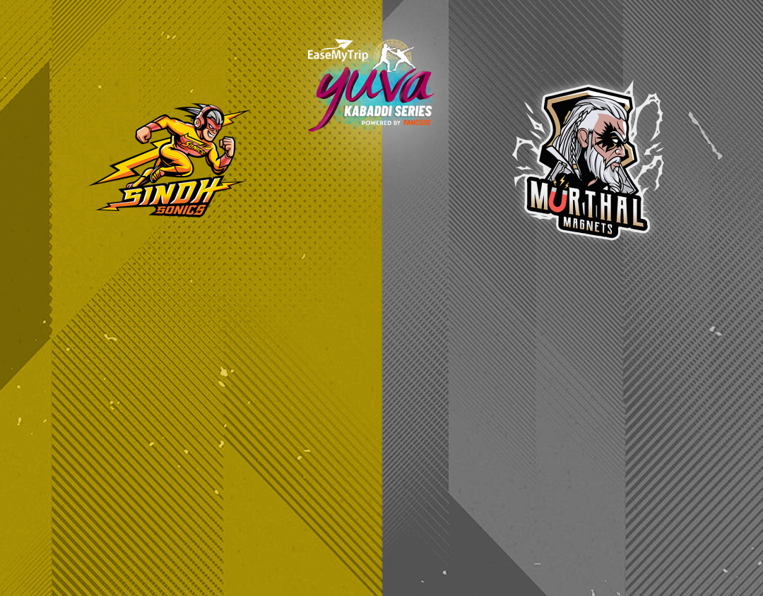 Match #49 of easemytrip yuva kabaddi series winter edition banner
