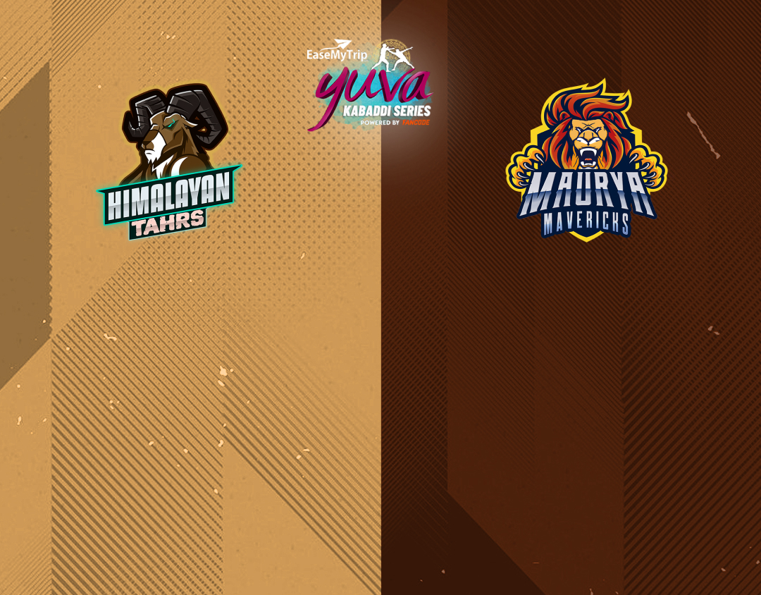 Match #52 of easemytrip yuva kabaddi series winter edition banner