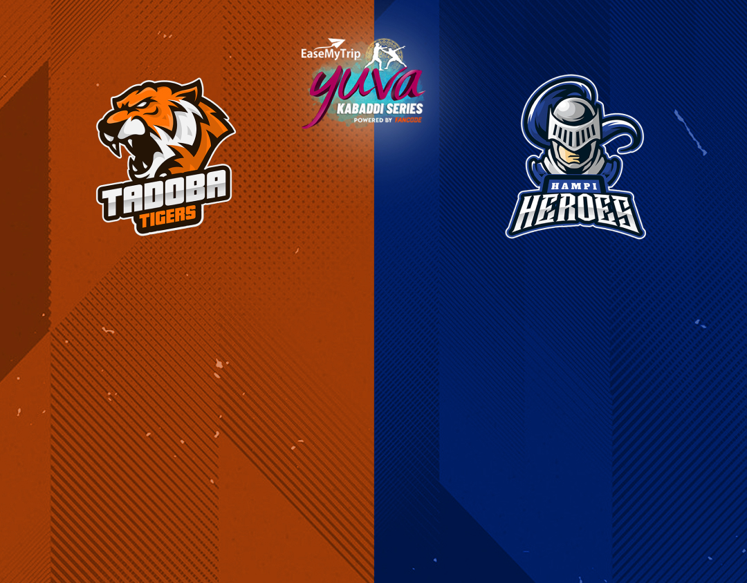 Match #53 of easemytrip yuva kabaddi series winter edition banner