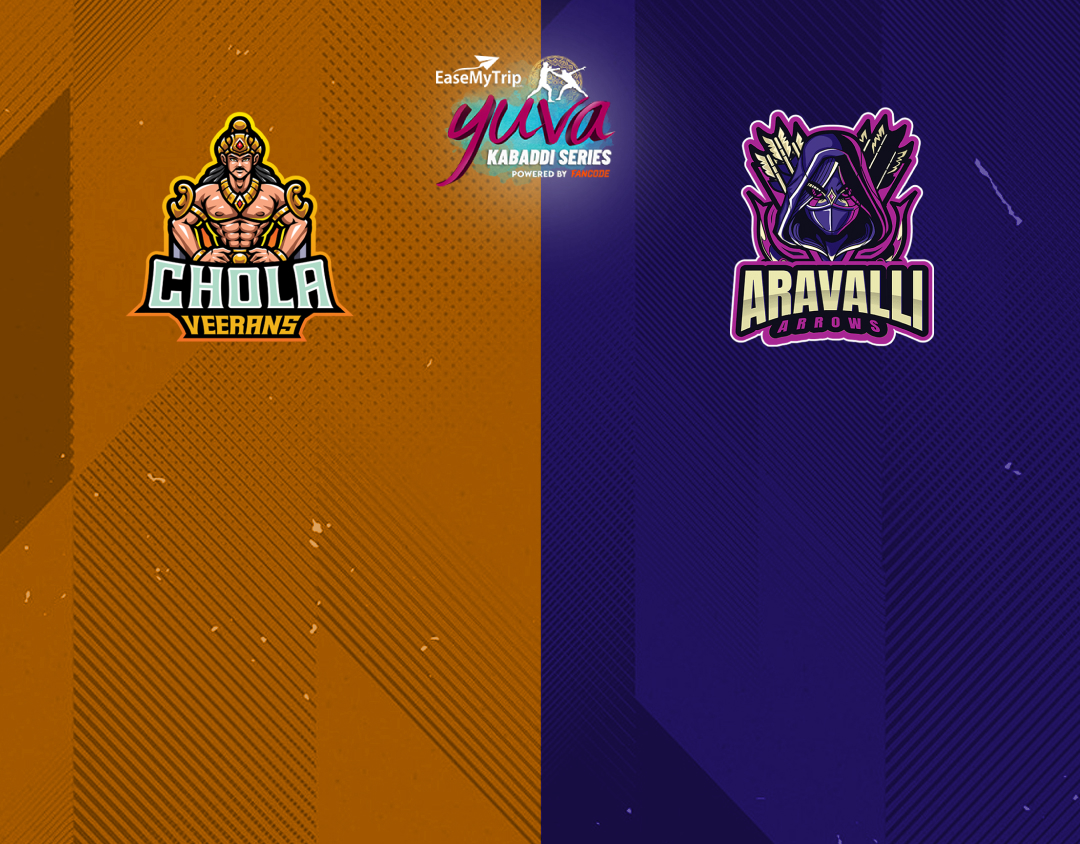 Match #61 of easemytrip yuva kabaddi series winter edition banner