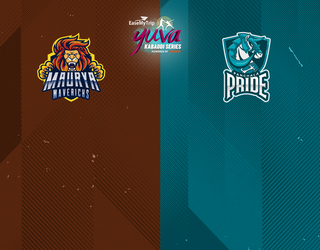 Match #62 of easemytrip yuva kabaddi series winter edition banner