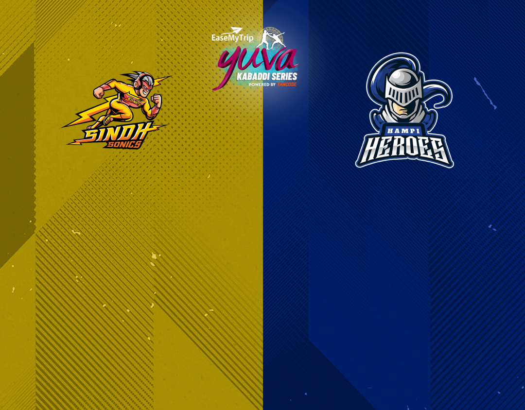 Match #65 of easemytrip yuva kabaddi series winter edition banner