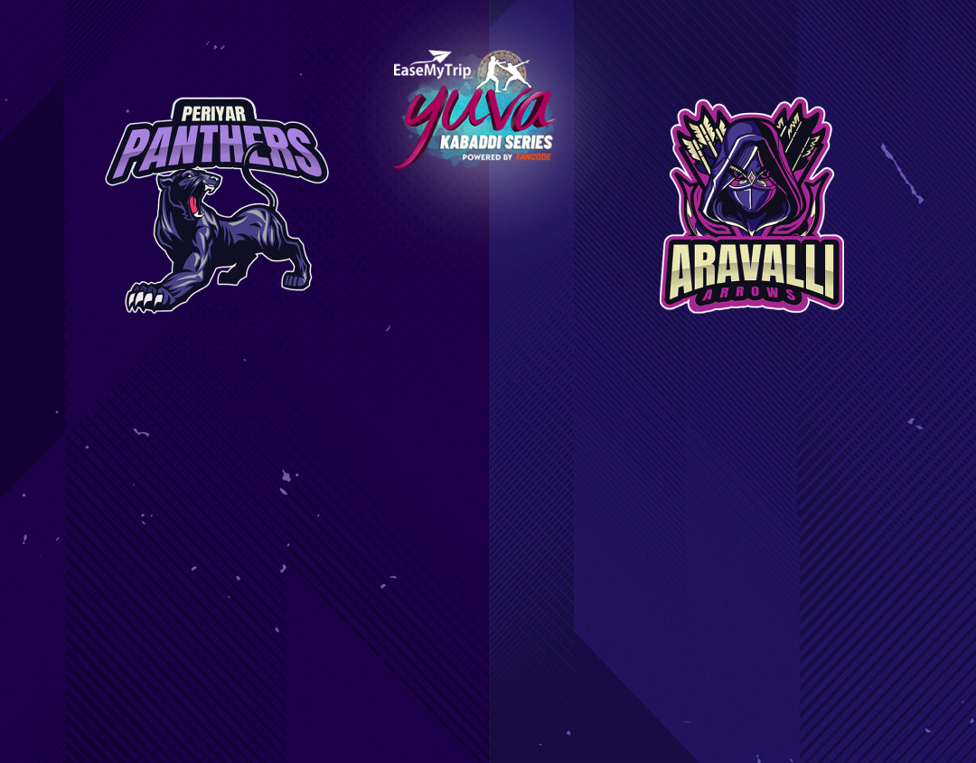 Match #69 of easemytrip yuva kabaddi series winter edition banner