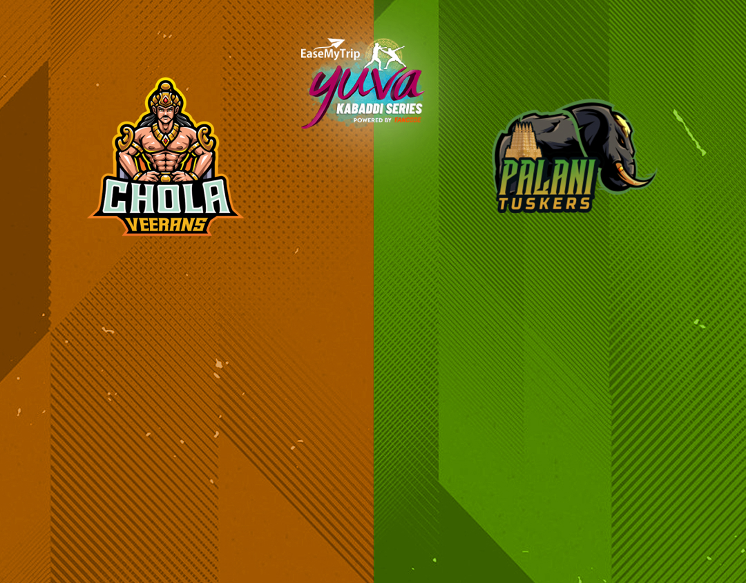 Match #71 of easemytrip yuva kabaddi series winter edition banner