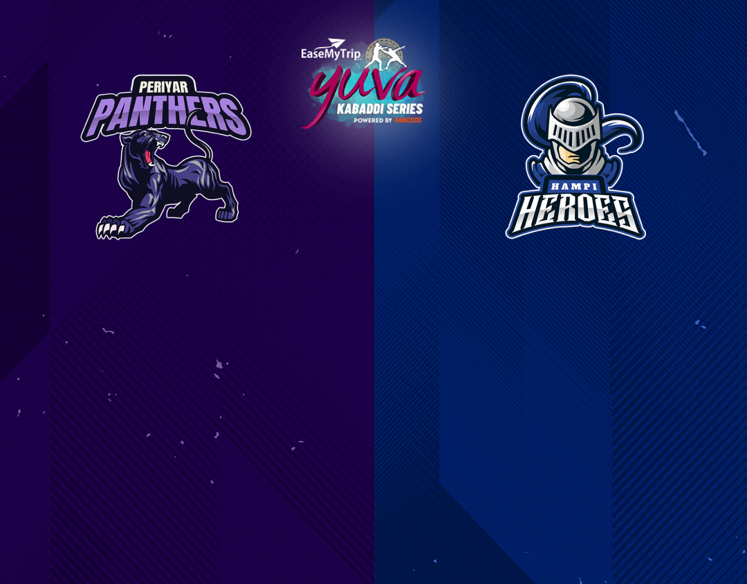 Match #72 of easemytrip yuva kabaddi series winter edition banner